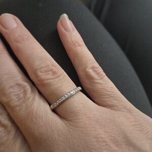 10 Karat White Gold Anniversary Band